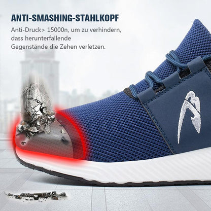 FansGemacht Anti-Smashing, atmungsaktive, leichte und modische Schutzschuhe