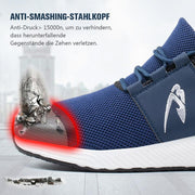 FansGemacht Anti-Smashing, atmungsaktive, leichte und modische Schutzschuhe