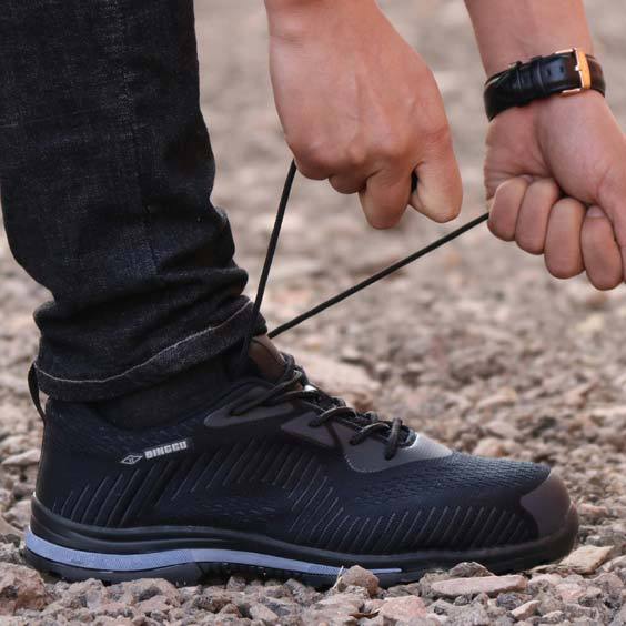 Leichte Sicherheits Schuhe Für Männer Stahl Kappe Kugelsichere Zwischensohle Anti-punktion Wandern Turnschuhe Industrielle Sicherheit Arbeit Schuhe