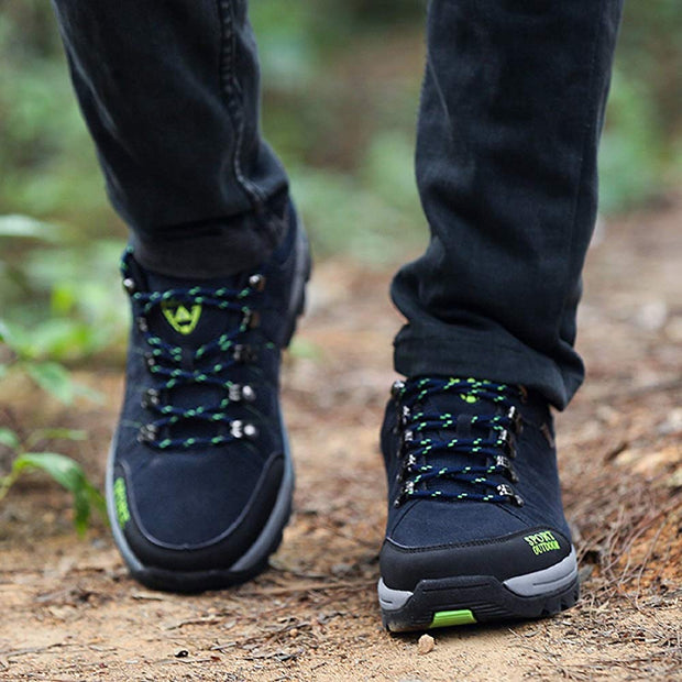 Skurab Wanderschuhe Trekking Schuhe Herren Damen Sports Outdoor Hiking Sneaker Armee Grün Blau Schwarz Grau 36-48