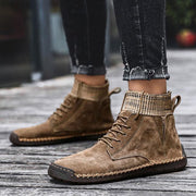 fansgemacht Winter-High-Top-Herren plus samtwarme Martin-Stiefel