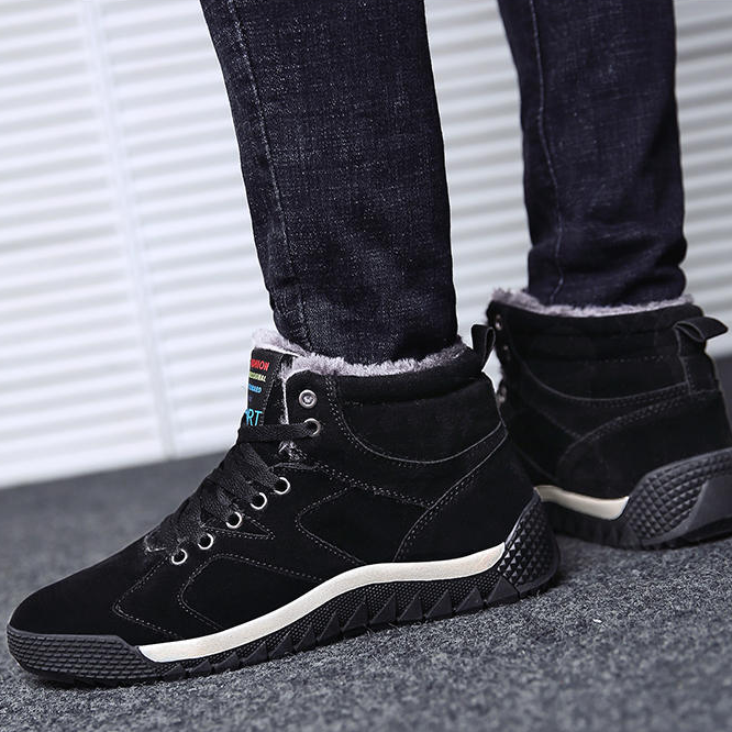 FansGemacht Warm Gefüttert Winterschuhe für Herren