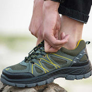 Männer Stahl Kappe Outdoor Arbeits Schuhe Casual Schutz Schuhe