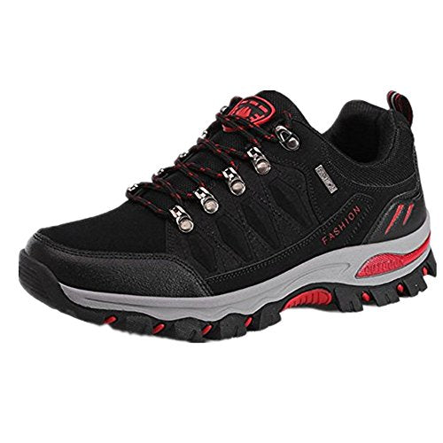 NEOKER Wanderschuhe Trekking Schuhe Herren Damen Sports Outdoor Hiking Sneaker Armee Grün Blau Schwarz Grau 36-48
