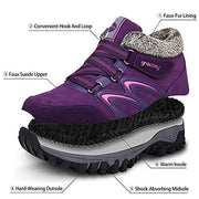 Sakurab Damen Wanderschuhe Warm Gefütterte Winterschuhe