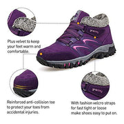 Sakurab Damen Wanderschuhe Warm Gefütterte Winterschuhe