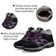 Sakurab Damen Wanderschuhe Warm Gefütterte Winterschuhe