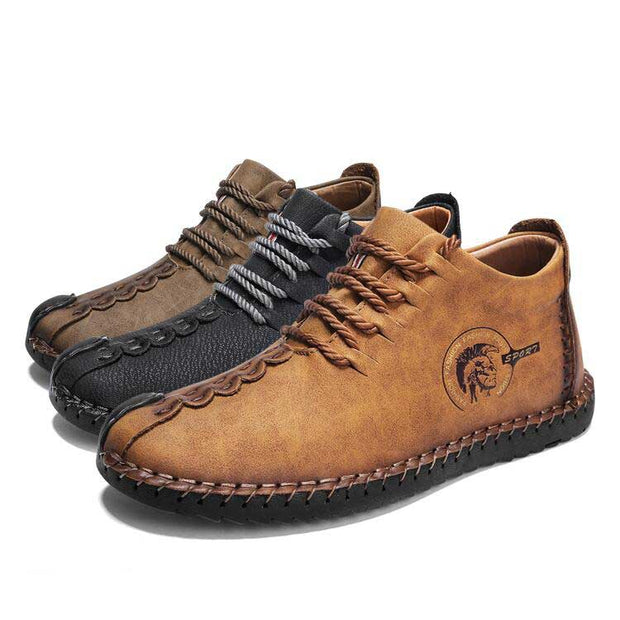 FansGemacht Männer Winter Stiefeletten Anti-Rutsch Leichte  Booties
