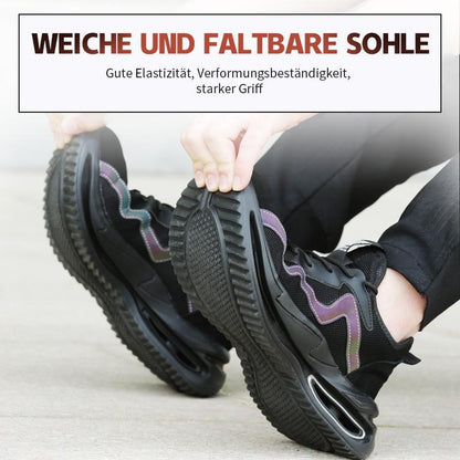 FansGemacht Atmungsaktive, leichte Arbeitsschuhe für Herren und Damen im Sommer, bruch- und durchstichfest