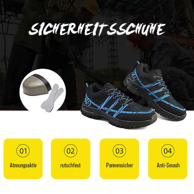 Fansgemacht Stahlkappen-Schutzschuhe gegen Schläge und Piercings im Winter