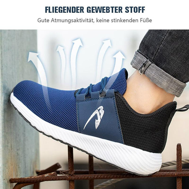 FansGemacht Anti-Smashing, atmungsaktive, leichte und modische Schutzschuhe