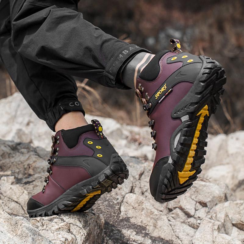 Fansgemacht Winter High-Top mit dicken Sohlen warme Baumwollstiefel Herrenschuhe