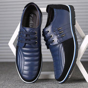 FansGemacht Sommer Atmungs Loch Echtem Leder Männer Schuhe