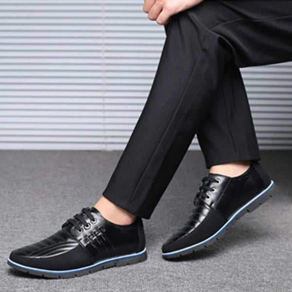 FansGemacht Sommer Atmungs Loch Echtem Leder Männer Schuhe