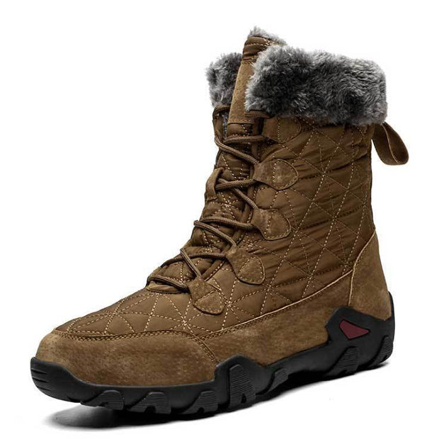 FansGemacht Herren Martin Stiefel Lässige High-Top Warme Schneestiefel