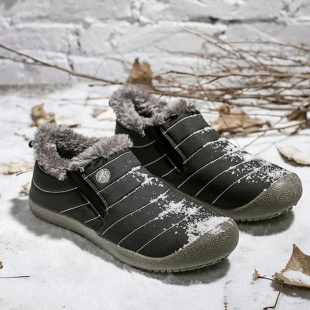 FansGemacht Mode warme und rutschfeste Schneeschuhe