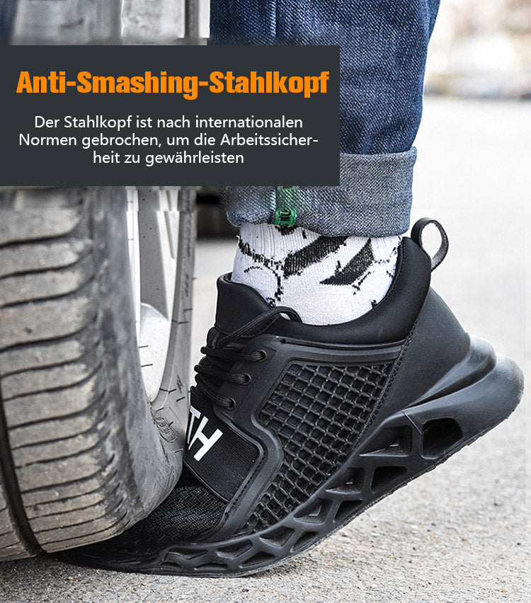 Fansgemacht Ultraleichte Anti-Smash- und Anti-Pannen-Arbeitsschuhe