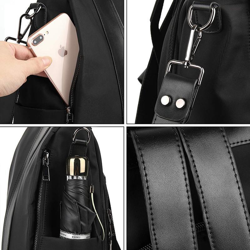 FANSGEMACHT Antidiebstahle Doppelschultertasche