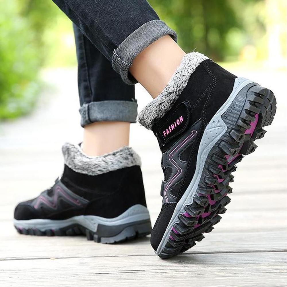 Fansgemacht Liebespaar warme Pelzfutter Schneeschuhe