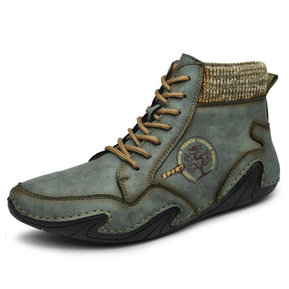 FansGemacht New Style Casual plus Baumwollschnürstiefel für Herren