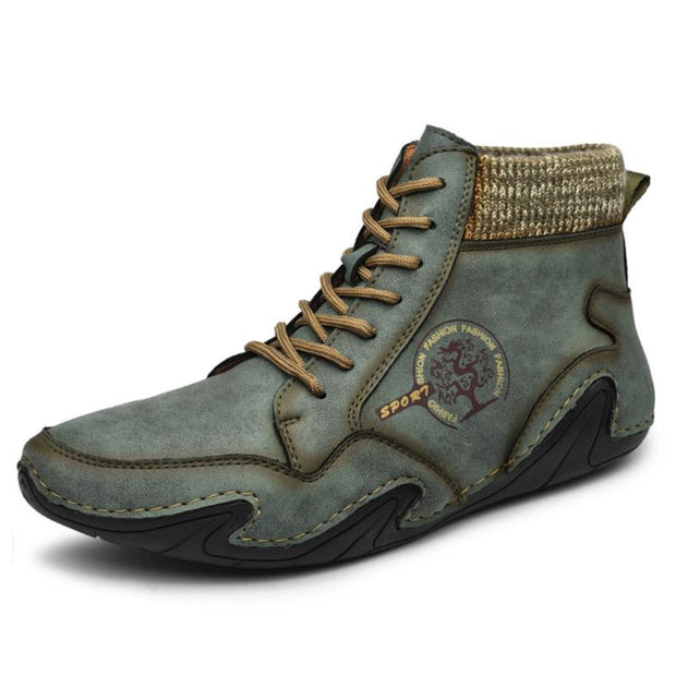 FansGemacht New Style Casual plus Baumwollschnürstiefel für Herren