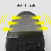 FansGemacht Stiefel Für Männer Anti-Smashing Schutz Bau Sicherheit Arbeit Turnschuhe