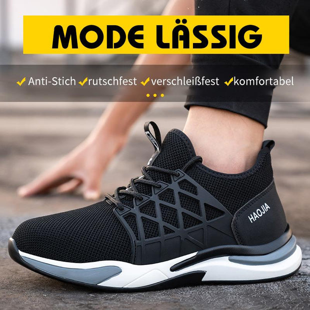 Fansgemacht Modische leichte stoßdämpfende Arbeitssicherheitsschuhe