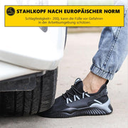FansGemacht Rutschhemmende, rutschfeste, verschleißfeste, leichte Arbeitsschuhe