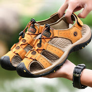 2019 Neue Große Größe Echtem Leder Rindsleder Männer Sandalen