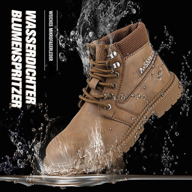 Fansgemacht S3 Wasserdichte, bruchsichere und verschleißfeste Herrenschutzstiefel
