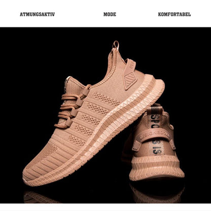 FansGemacht Große Sneaker aus fliegendem Strick