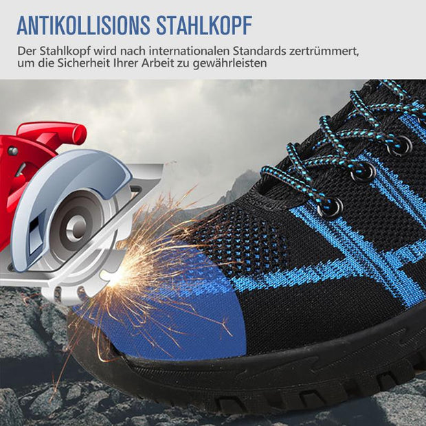 Fansgemacht Stahlkappen-Schutzschuhe gegen Schläge und Piercings im Winter