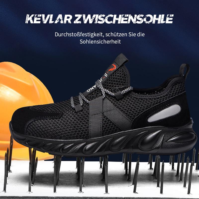 FansGemacht Atmungsaktive, pannensichere, stoßdämpfende und verschleißfeste Sicherheitsschuhe