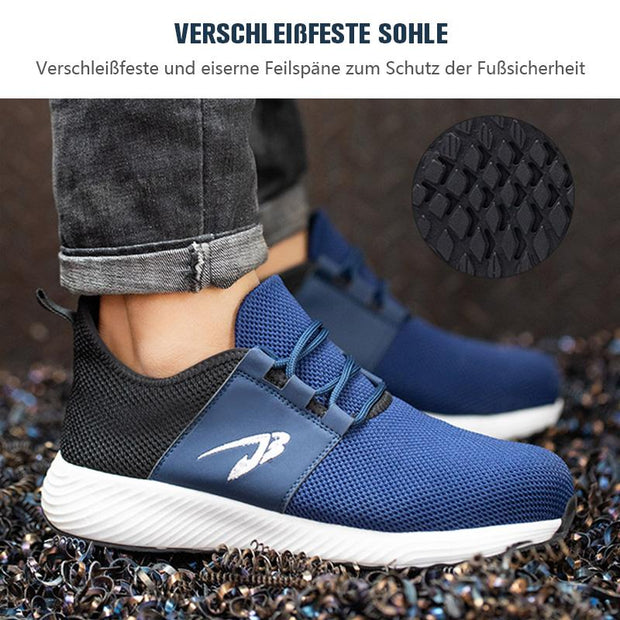 FansGemacht Anti-Smashing, atmungsaktive, leichte und modische Schutzschuhe