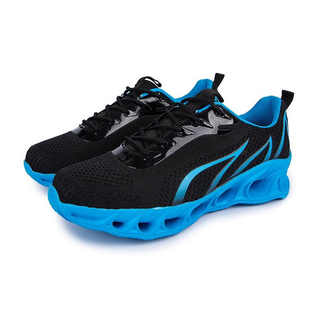 Herren Lindern Fußschmerzen Perfekte Wanderschuhe - Schwarz Blau