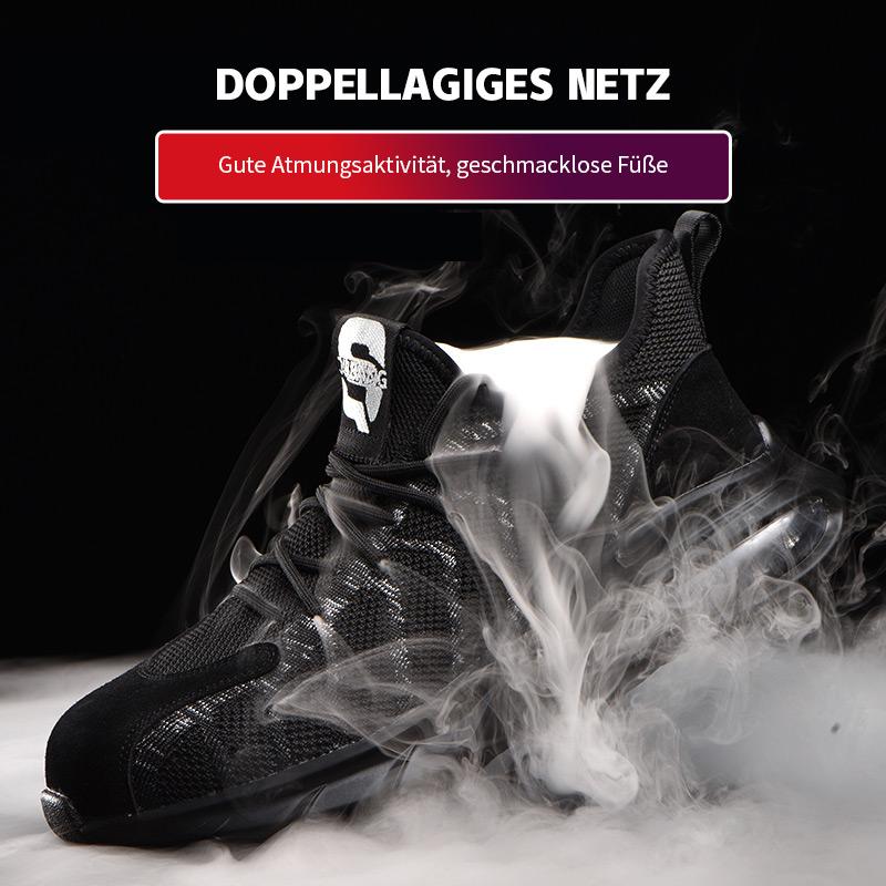FansGemacht Anti-Smashing, Anti-Piercing, leichte und atmungsaktive Mesh-Arbeitsschuhe, Sicherheitsschuhe