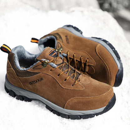 Fansgemacht Winter Outdoor Wärme und Samt rutschfeste abriebfeste Baumwollschuhe Wanderschuhe