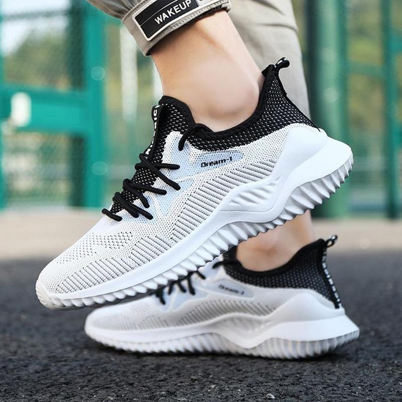 FansGemacht Alpha Coconut Schuhe fliegende gewebte Turnschuhe Herren Laufschuhe