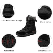 FansGemacht Herren Martin Stiefel Lässige High-Top Warme Schneestiefel