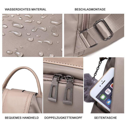 FANSGEMACHT Antidiebstahle Doppelschultertasche