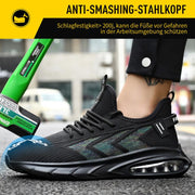 Fansgemacht Atmungsaktive Sicherheitsschuhe mit geflochtener Stahlkappe
