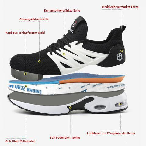 Shoessmode S1P Atmungsaktive Freizeitschuhe gegen Pannen
