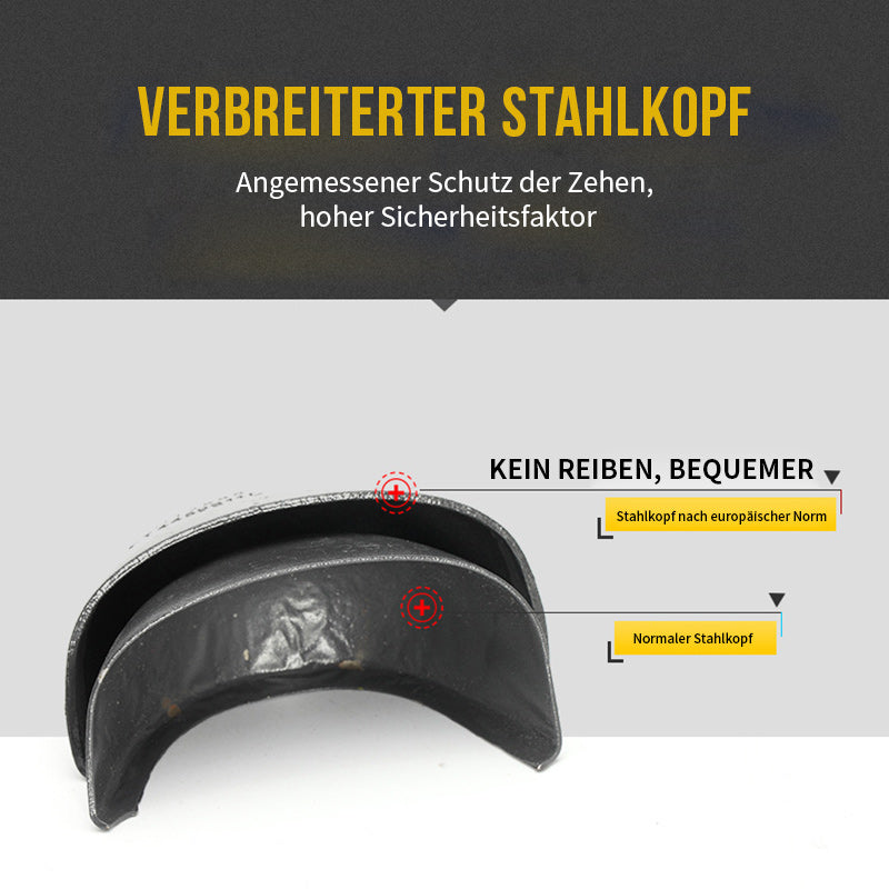 FansGemacht Neue hochwertige atmungsaktive Arbeitsschuhe mit Stahlkappe