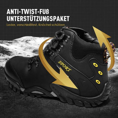 Fansgemacht Winter High-Top mit dicken Sohlen warme Baumwollstiefel Herrenschuhe