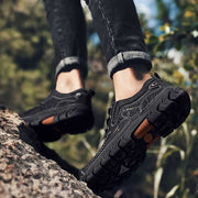 Neue Herren Freizeitschuhe wasserdicht rutschfest Wanderschuhe Lederschuhe