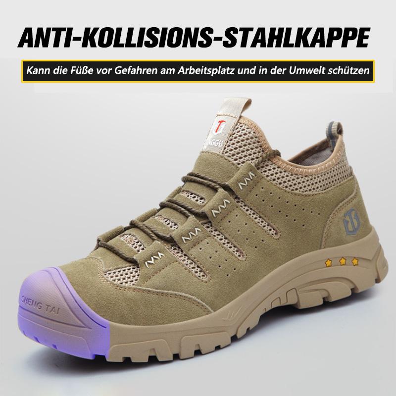 Fansgemacht Herren Anti-Smashing Anti-Piercing Big Toe Cap Sicherheitsschuhe Freizeitschutzschuhe