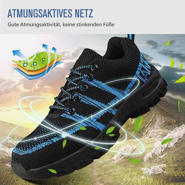 Fansgemacht Stahlkappen-Schutzschuhe gegen Schläge und Piercings im Winter
