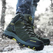FansGemacht Winter Stiefel Herren Schnee Stiefel Wasserdichte Warm Gefütterte Knöchelstiefel Outdoor-Stiefel