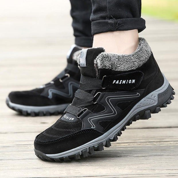 Fansgemacht Winterwärme und samtverdickende Paarschuhe Outdoor-Freizeit rutschfeste Sportschuhe