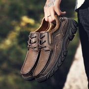 Neue Herren Freizeitschuhe wasserdicht rutschfest Wanderschuhe Lederschuhe